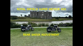 2023 Royal Enfield Super Meteor 650 Rear Shock Absorber Adjustment