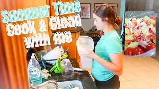 SUMMERTIME CLEAN & COOK WITH ME | THE SIMPLIFIED SAVER | WAMIFE COFFEE MAKER & GIVEAWAY