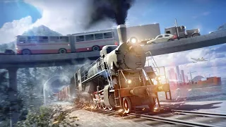 Transport Fever 2. Огромная карта Великобритании + мод на новую индустрию (Стрим №2)