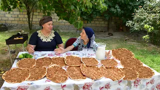 COOKING TURKISH PIZZA LAHMACUN! WITH FRESH VEGETABLES FROM OUR GARDEN