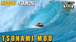 Tsunami Mod - Extreme Jet Ski - GTA 5 Gameplay Video