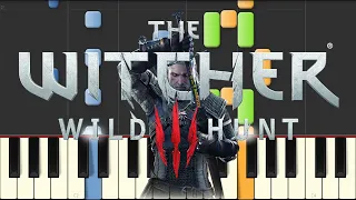 The Witcher 3 - Wolven Storm (Priscilla's song) (Piano)