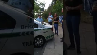 Desgarrada Policia de Transito