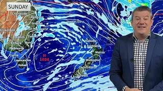 NZ RainWatch: Scattered showers with a number of cold fronts