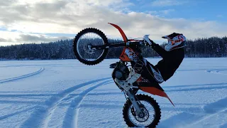 KTM SX 125 - On the Ice