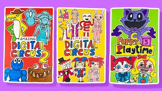 HAZ UN LIBRO PARA JUGAR - Amazing digital circus 1 y 2, Poppy Playtime 3 Gamebook