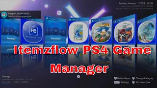 how to Install Multiman on PS4 JB 9.00 (ItemzFlow)