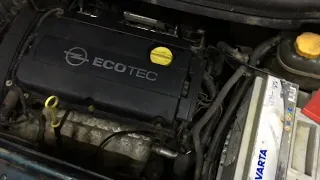 Работа двигателя Opel Zafira B Z18XER 1.8 л.