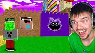 CATNAP ZAMIESZKAŁ z NOOBKIEM na WOJANOWICACH w Minecraft! (straszne)