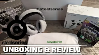 SteelSeries Arctis Nova 7X White Collection Unboxing and Review!