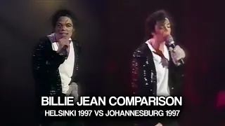 Michael Jackson | Billie Jean Live In Helsinki 1997 VS Johannesburg 1997