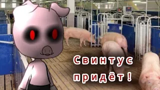 ° Свинтус придёт!°1 часть°(страшилка на ноч гача лаїф)