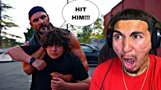 HE MADE HIS KID FIGHT LMAOO😂!!! Dhar Mann Step Dad and Birth Dad GO TO WAR Reaction!