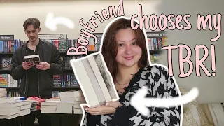 boyfriend chooses what books i read! | reading vlog