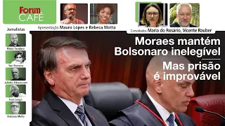 Moraes mantém Bolsonaro inelegível, mas prisão é improvável | Pesquisa 2026: Lula versus Michelle?
