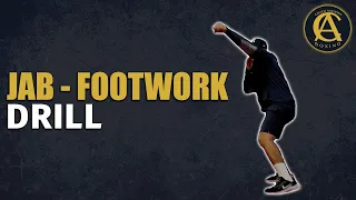 Jab FootWork Drill For Boxing!  [ Very Useful! ] Coach Anthony