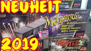 🔴🎆🧨Neuheit 2019 | Weco Verbund Batterie | Madhouse | Test | HyperFrames |  FULL HD [1080p@50FPS]🎆🧨