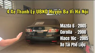 Đồng Giá 50 Triệu - Cho 4 Xe Thanh Lý Huyện Ba Vì Hà Nội