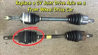 How to Replace a Front Wheel Drive Axle/CV Joint by @GettinJunkDone