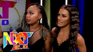 Tempers flare during interview with Katana Chance & Kayden Carter: WWE NXT, July 26, 2022