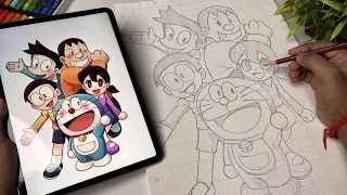 Doraemon Drawing,  Outline Tutorial,  Art Competition Update