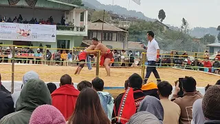 Surhoneyi Soho vs kuluvezo Soho /3rd round /Phek village wrestling meet 2022