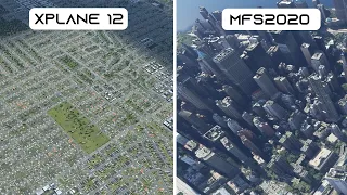 Microsoft Flight Simulator 2020 vs XPLANE 12