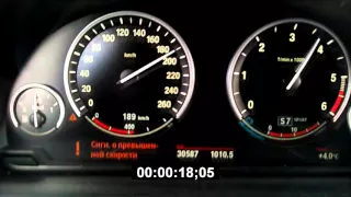 BMW F10 520d acceleration 100-200  22 sec dieselboost