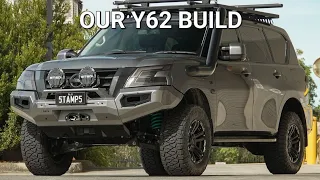 STAMPS Y62 Nissan Patrol Tow, Touring build - COST - FUEL USAGE - BEST MODS - V8 EXHAUST SOUND TEST