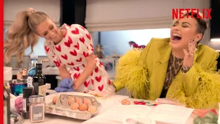 Demi Lovato and Paris Hilton Absolutely DESTROY a Ravioli Recipe | Cooking With Paris | Netflix