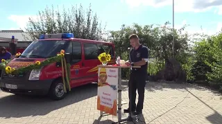 Mannschaftstransportfahrzeug der Jugendfeuerwehr Freudenburg endlich in  Dienst gestellt.