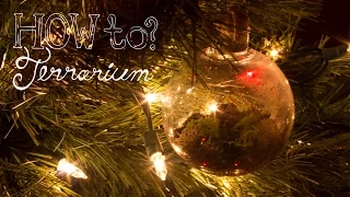 Make a Hanging/Ornament Terrarium - How To Terrarium ep.6 Christmas Edition