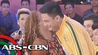 GGV: Negi gets a kiss from UAAP heartthrobs!