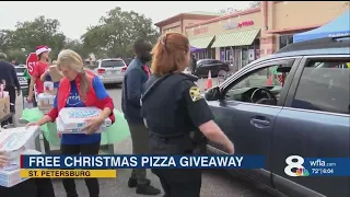 Free pizza giveaway in St. Pete feeds hundreds