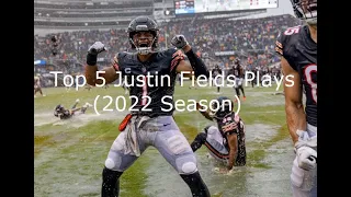 Top 5 Justin Fields Plays (2022 Season)