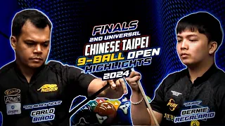 FINAL MATCH | CARLO BIADO VS. BERNIE REGALARIO, 9-BALL OPEN 2024 - HIGHLIGHTS