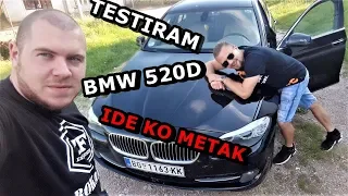 BMW 520D F10 TEST VOZNJA SA DJOMLOM KS