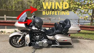 How to eliminate wind buffeting on your motorcycle