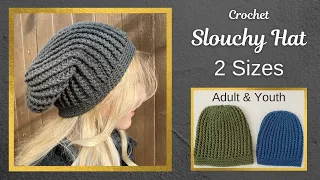 Crochet Slouchy Hat