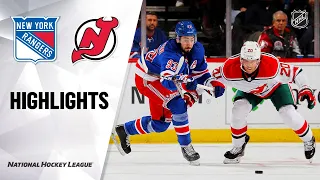 NHL Highlights | Rangers @ Devils 11/30/19