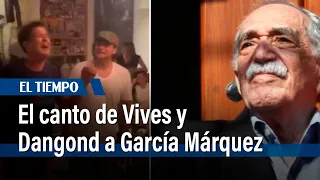 El canto de Carlos Vives y Silvestre Dangond a García Márquez que causa controversia en redes