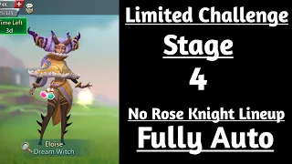 Lords mobile Dream Witch Stage 4 Fully Auto|Limited Challenge Saving Dreams Stage 4 Fully Auto