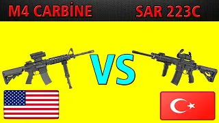 SAR 223C TÜRK SİLAHI VS M4 CARBİNE AMERİKAN SİLAHI