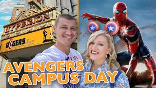 You'll NEVER Guess How Many MCU Heroes We Met In Avengers Campus + Rogers The Musical | Disneyland