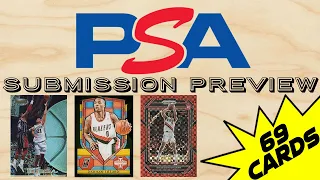 69 Card PSA Submission Preview 🔥 Basketball Season is Coming! 🏀