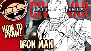 How to Draw IRON MAN MARK 46 (Captain America: Civil War) | Narrated Easy Step-by-Step Tutorial