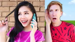 Is VY an UNDERCOVER HACKER? Spending 24 hours Exploring Abandoned Chinatown w/ Best Friend Challenge