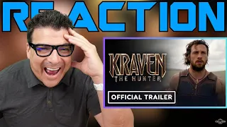 KRAVEN THE HUNTER (RED BAND) TRAILER REACTION!! | Sony Pictures | Rhino | Spider-Man