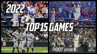 MLB | Top 15 Games of the Regular Season (2022)