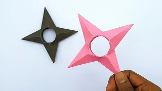 How To Make a Paper Ninja Star | Making Naruto Shuriken From Paper | Origami Shuriken